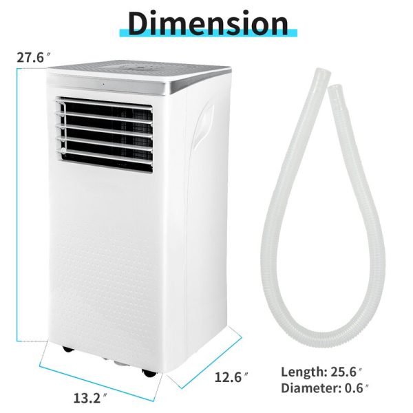 10000 Btu Portable Air Conditioner With Remote Control (Part number: US-FA1002) 5659RR Fashion - Image 3