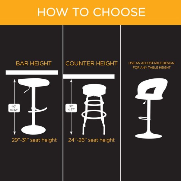 Tadcaster Swivel Adjustable Height Bar Stool (Set of 2) 5981RR Hot on Sale - Image 3