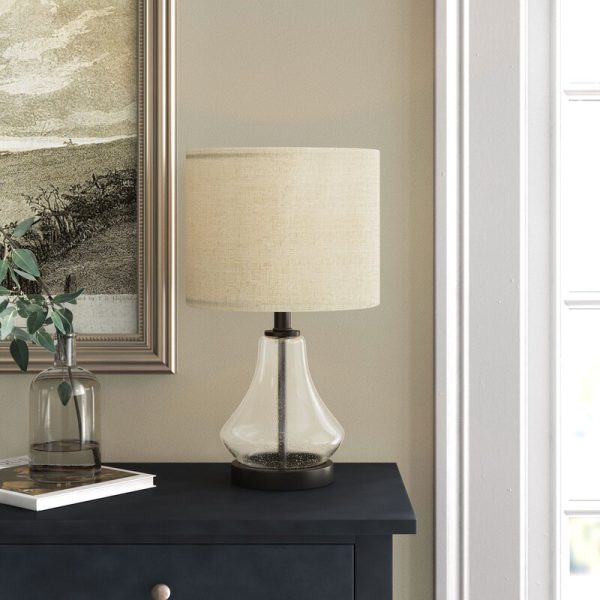 Moerlein 18.8  Clear Bedside Table Lamp 2864AH on Sale