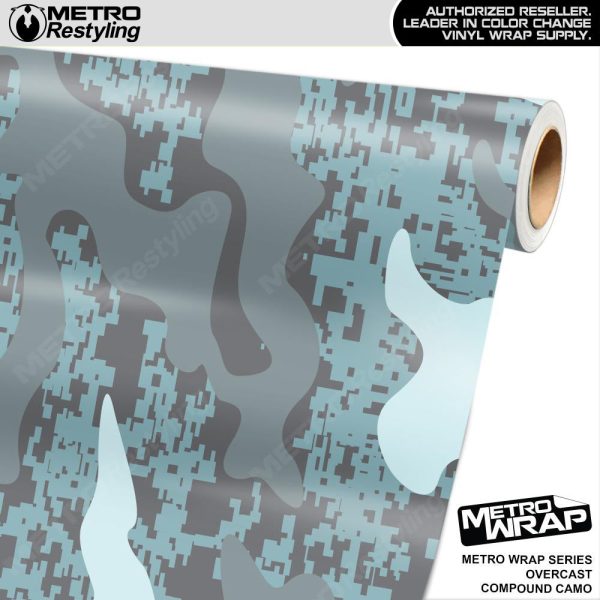 Metro Wrap Compound Overcast Camouflage Vinyl Film For Discount