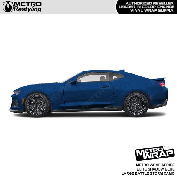 Metro Wrap Large Battle Storm Elite Shadow Blue Camouflage Vinyl Film Discount - Image 2